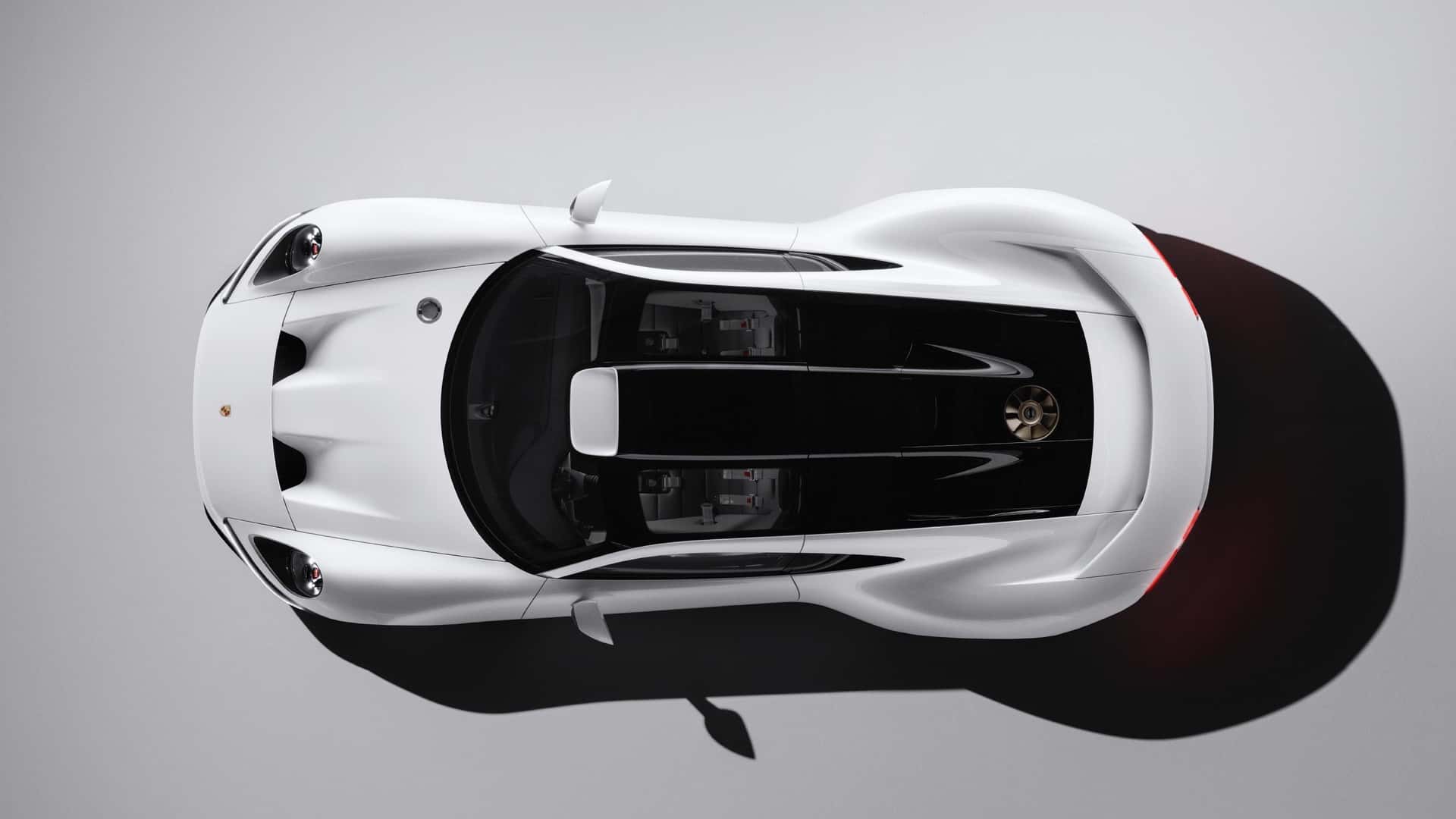 Porsche Mission S dilihat dari atas